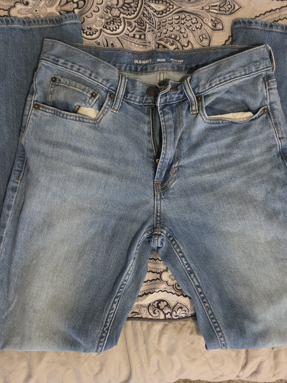 Old Navy Men’s Light Blue Bootcut Jeans